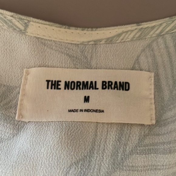 The Normal Brand long sleeve short romper size medium, sheer flowing fabric - Picture 7 of 9